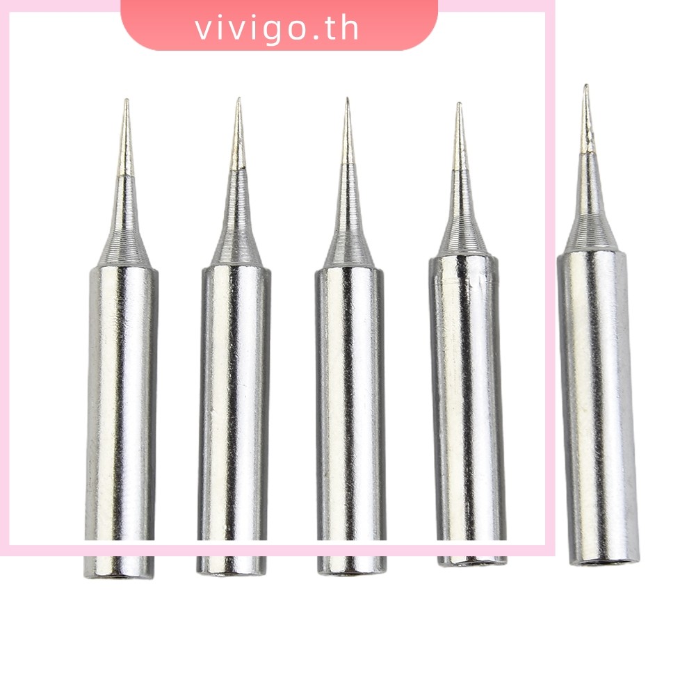 VICIGO⭐5pcs ตะกั่วฟรีเปลี่ยนเครื่องมือบัดกรีบัดกรีเหล็กเคล็ดลับหัว 900m-TI 936 737