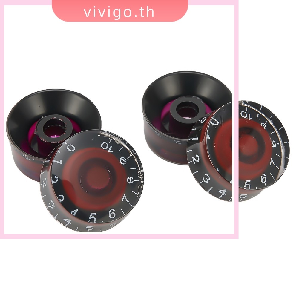 VICIGO⭐4 ชิ้นกีตาร์ควบคุมความเร็วลูกบิด Volume Tone Knob สําหรับ Les Paul กีตาร์อุปกรณ์เสริม