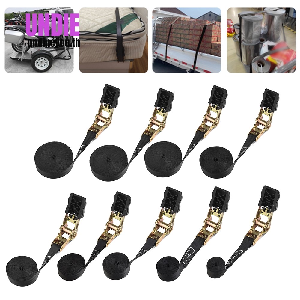 -9Meters Ratchet Tensioner Loop Lashing Straps Heavy Duty Ratchet Webbing Cargo