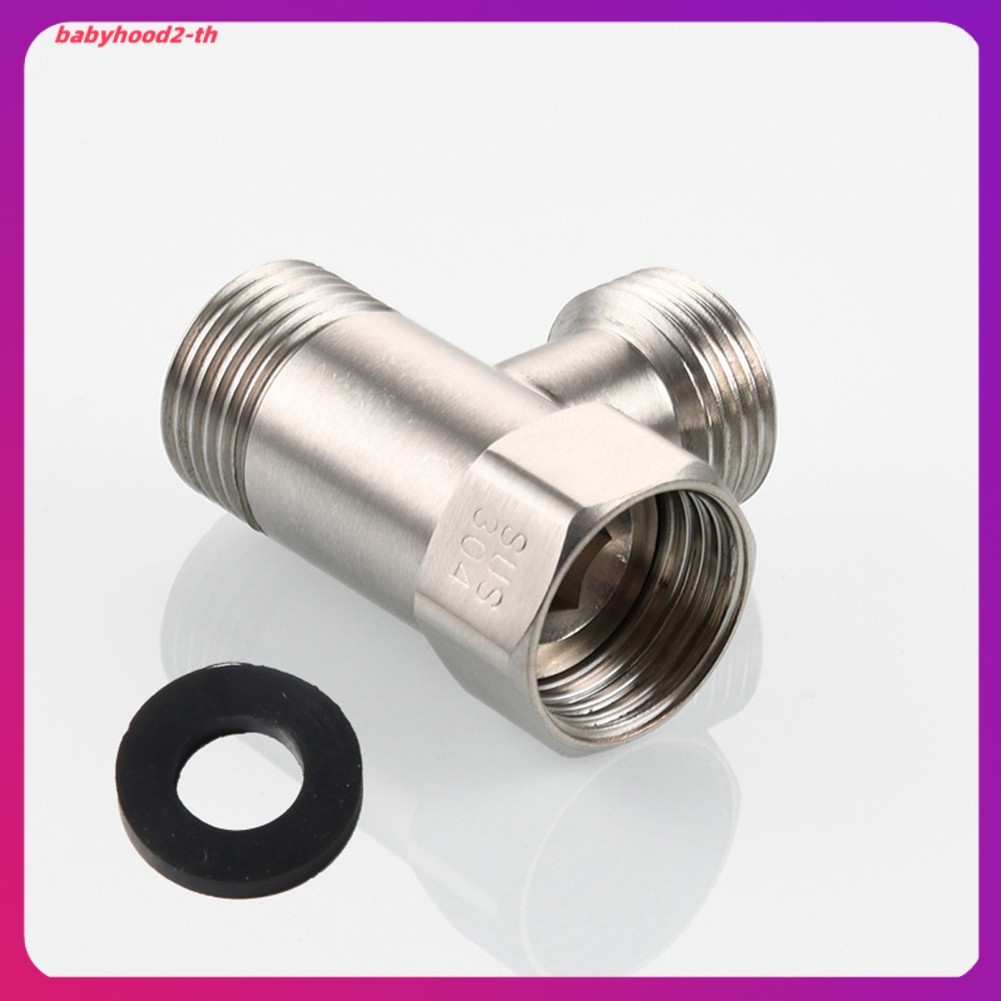 เสื้อคอเต่าผ้าฝ้าย combed
 ห้องน้ํา 304 สแตนเลส T อะแดปเตอร์ G1/2 T-Valve สําหรับ Bath Bidet Sprayer