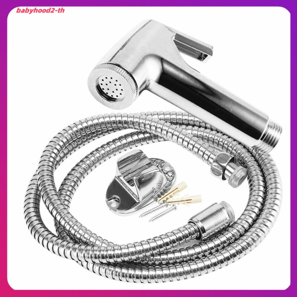 เสื้อคอเต่าผ้าฝ้าย combed
 Chrome Bidet Shattaf Douche สเปรย์สุขอนามัยห้องน้ําหัวฝักบัวท่อชุด