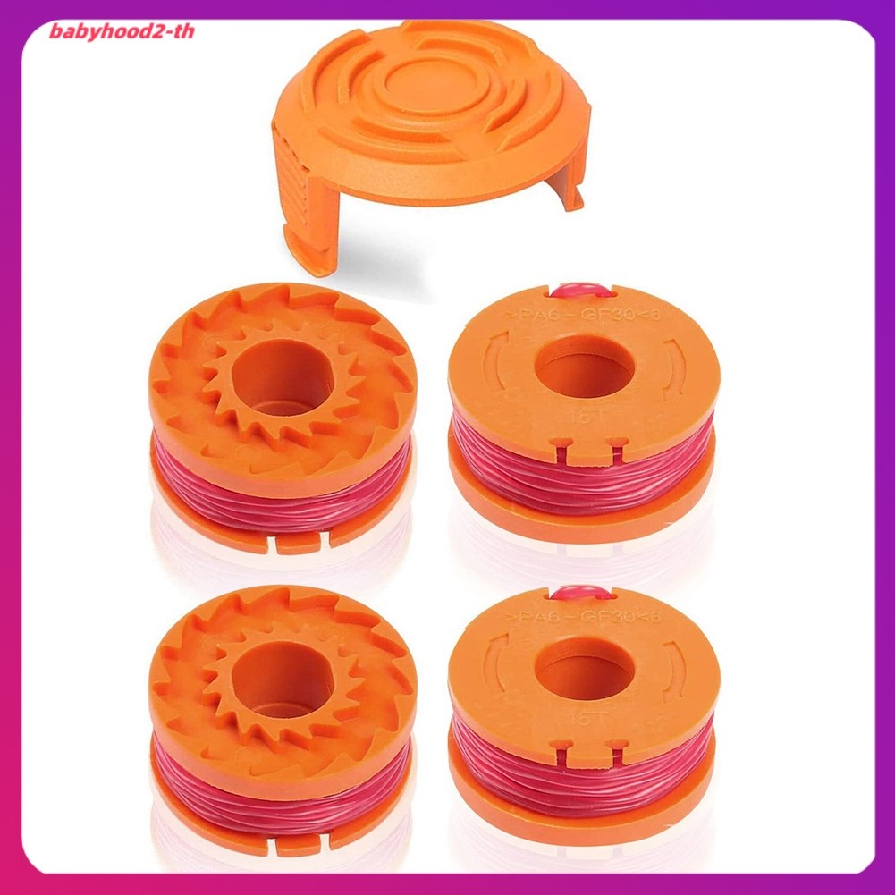 เสื้อคอเต่าผ้าฝ้าย combed
 สําหรับ WORX WG150E WA0004 เปลี่ยน Spool และ Line cap สําหรับเครื่องตัดหญ