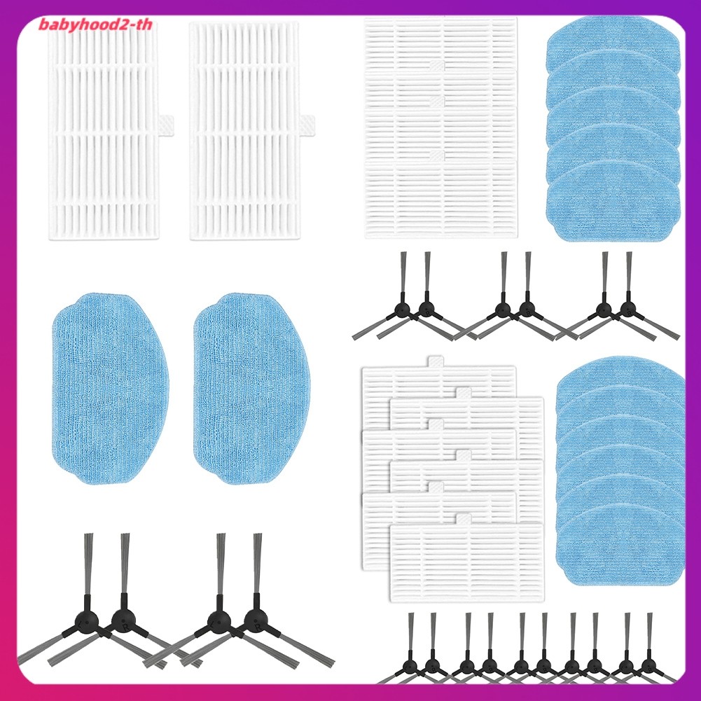 เสื้อคอเต่าผ้าฝ้าย combed
 Filter Brush Mop Pad สําหรับ MAMNV BR150/BR151 2-in-1 หุ่นยนต์เครื่องดูดฝ