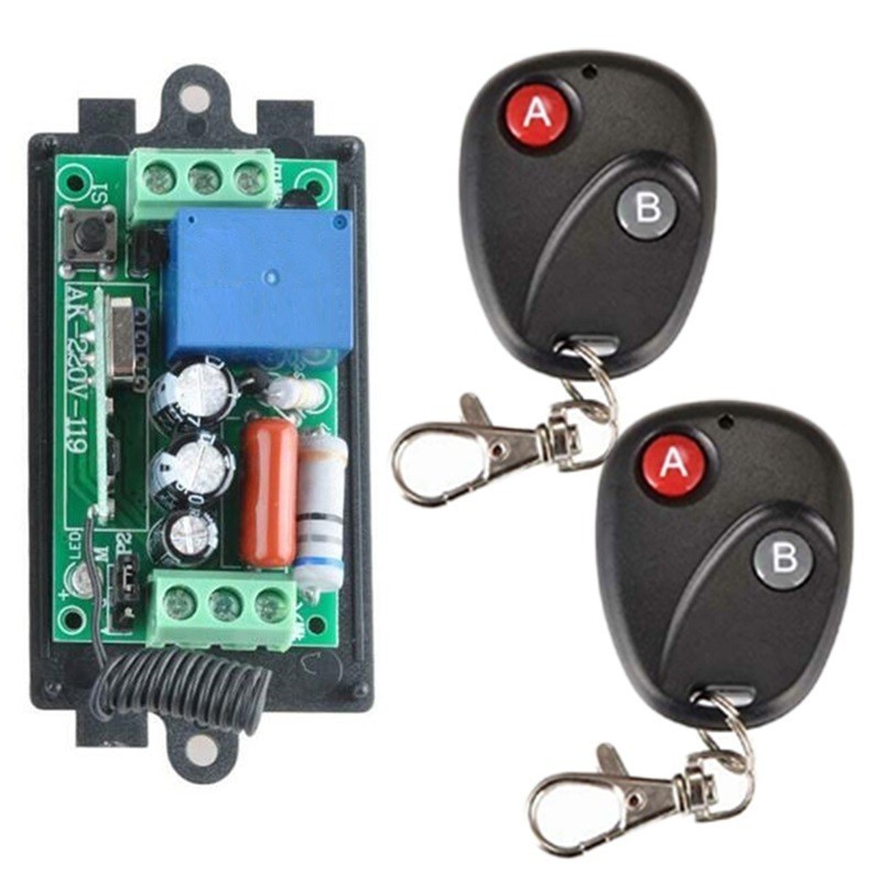 เสื้อคอเต่าผ้าฝ้าย combed
 Wireless AC 220V 1CH RF 433MHz รีโมทคอนโทรลโมดูลสวิทช์การเรียนรู้รหัสรีเล