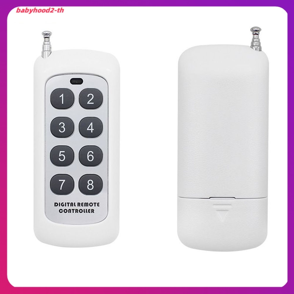 เสื้อคอเต่าผ้าฝ้าย combed
 433Mhz RF รีโมทคอนโทรลสวิตช์เครื่องส่งสัญญาณรีโมทคอนโทรลไร้สาย