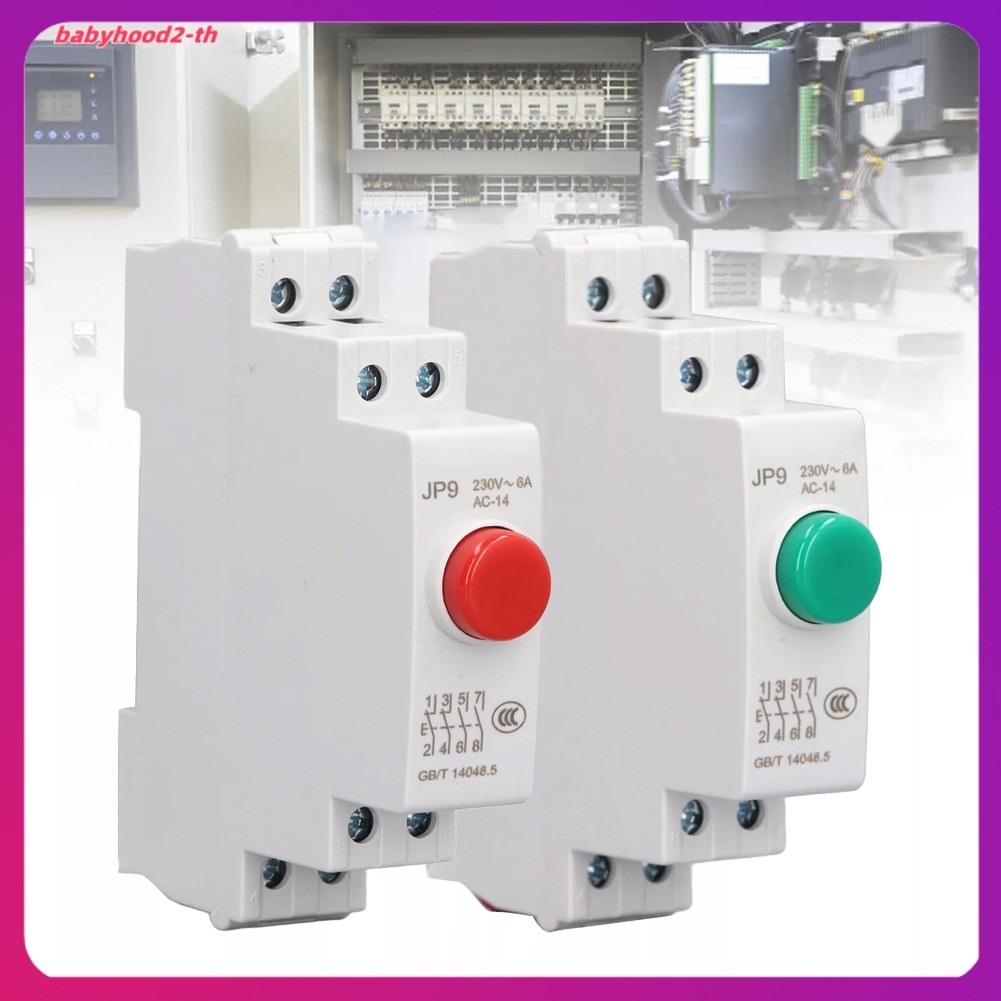 เสื้อคอเต่าผ้าฝ้าย combed
 ปุ่ม din รางประเภท cease เริ่มต้นสวิตช์ไฟ modularity Red Green AC/DC 24V