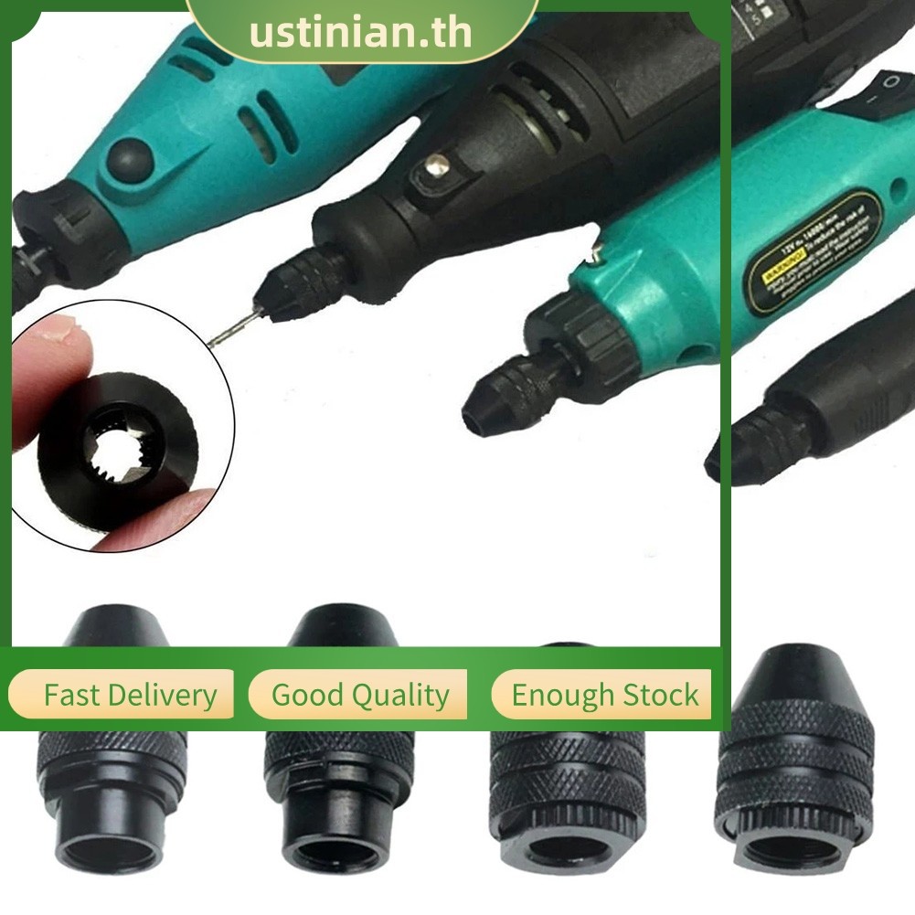 UTIA⭐0.3-3.4 มม.Mini Multi Chuck Keyless Quick Change สามJaw เจาะ Chuck M7 M8x0.75