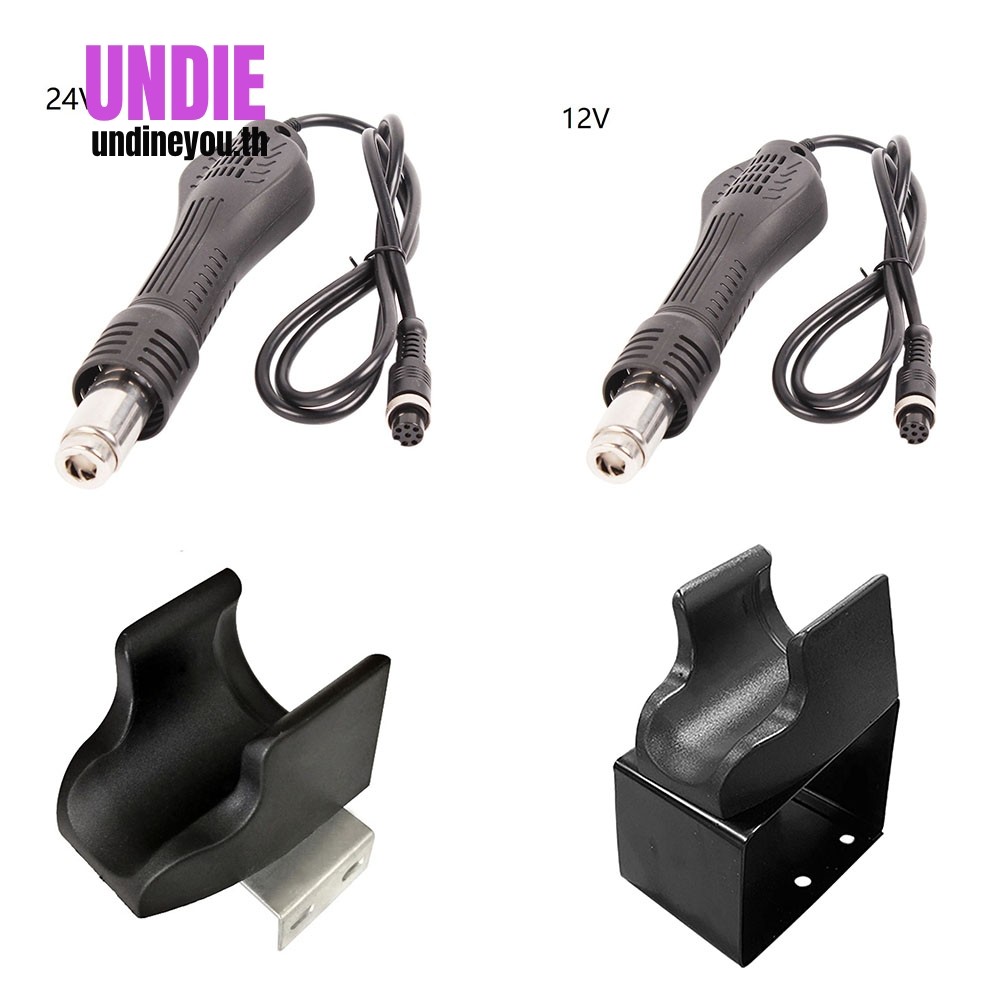โต๊ะเชื่อม 24V12V เปลี่ยนที่จับสําหรับเครื่องมือซ่อมแซมสถานีบัดกรี 858A 858D