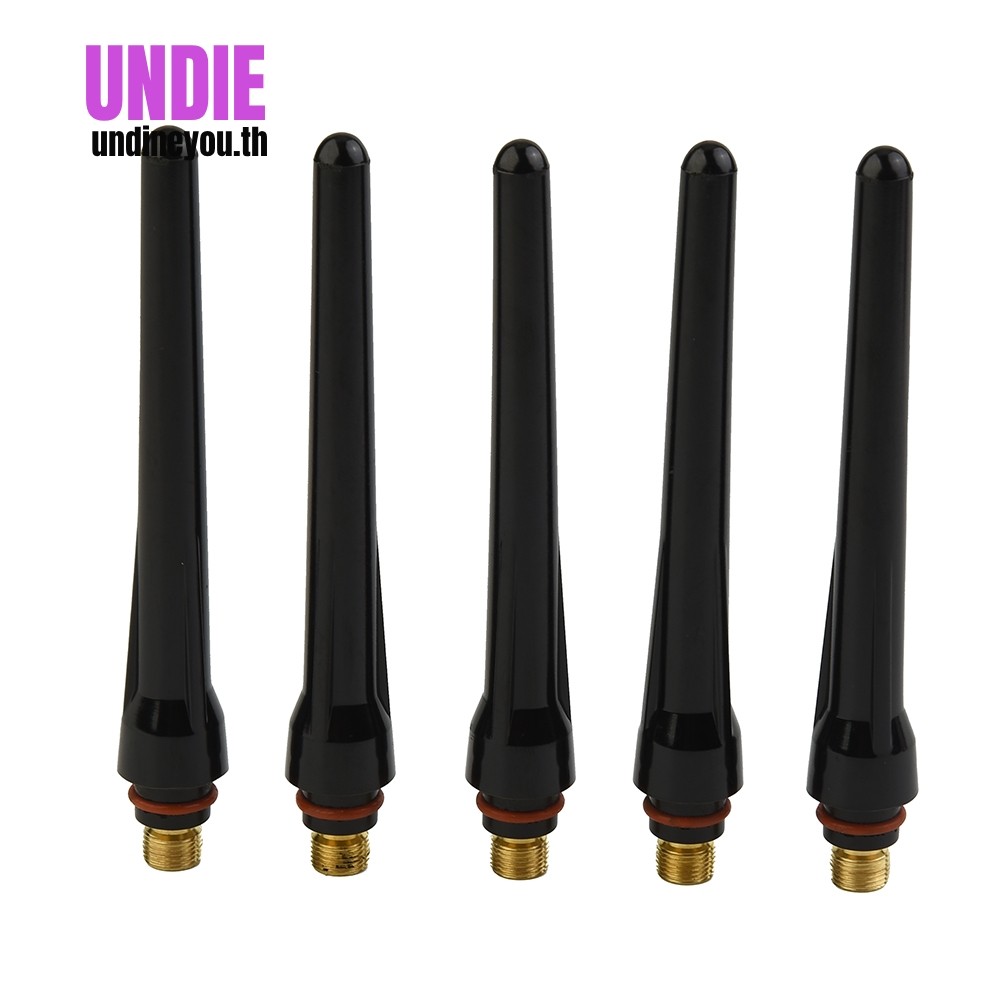 5 ชิ้น 57Y02 ถ้วยหลังยาวสําหรับไฟฉายเชื่อม Tig WP-17 WP-18 WP-26