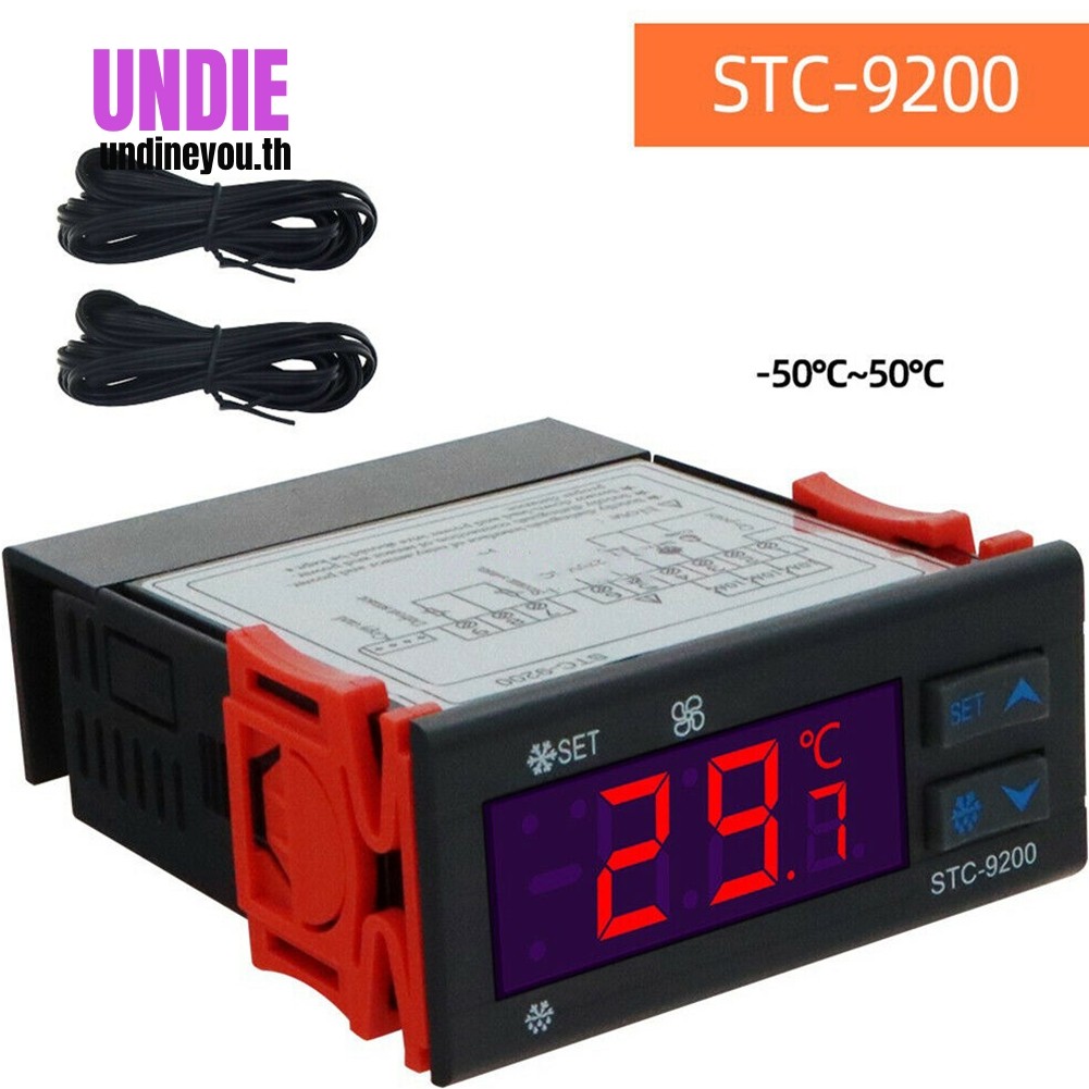AC 220V เครื่องควบคุมอุณหภูมิแบบดิจิตอล STC-9200 รวมสารละลายน้ําแข็งสองเซ็นเซอร์
