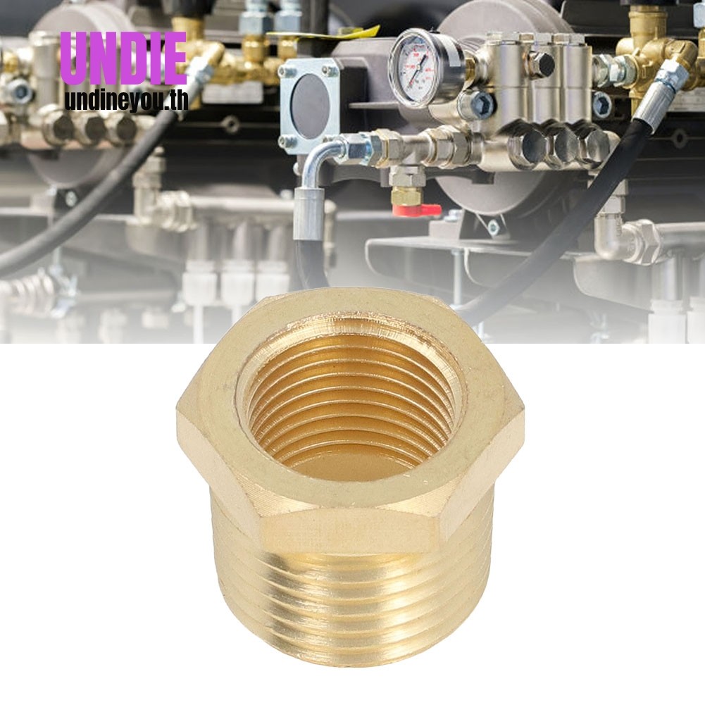 1 ชิ้น 1/8NPT-1/4NPT 3/8NPT-1/4NPT1/2NPT-3/8NPT ทองเหลืองท่อเชื่อมต่อ Adapte
