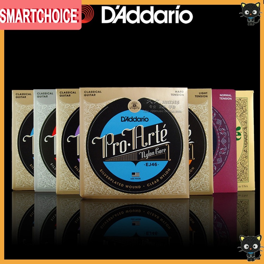 <SMARTCHOICE> ชุดสายกีตาร์ไนลอนคลาสสิก Normal/Hard Tension EJ45/EJ46/EJ49❀