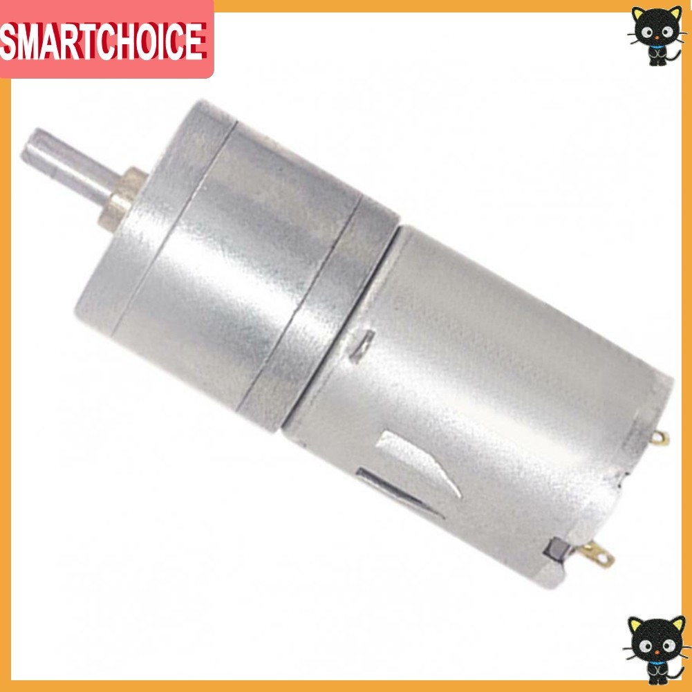 <SMARTCHOICE>JGA25-370 12V Geared Motor DC Motor มอเตอร์เกียร์ไฟฟ้าแรงบิดสูง❀