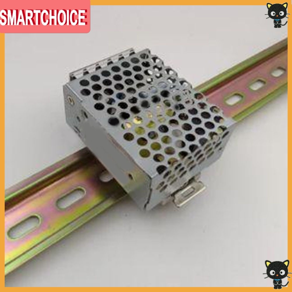 <SMARTCHOICE>DIN 35 มม.Solid State Relay Mounting Bracket สวิตช์ไฟคงที่ท่องเที่ยว Rail Buckle❀