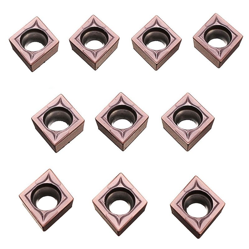 <SMARTCHOICE> 10PCS CCMT09T304 VP15TF คาร์ไบด์แทรก CCMT 09 T3 / CCMT32.51 ใส่❀
