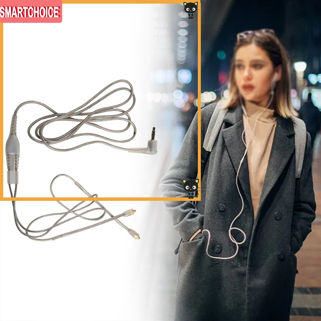 <SMARTCHOICE>ทดแทนสําหรับ Shure SE215 SE315 SE425 SE535 TH904 หูฟังหูฟังสาย❀