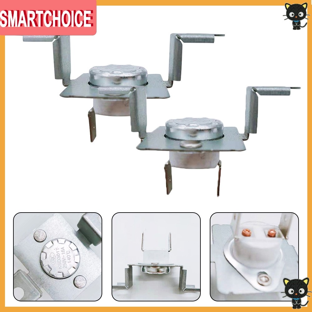 <SMARTCHOICE> 2pc 6931EL3003D Dryer Thermostat Thermal Fuse สําหรับ LG ใหม่ PS3530485 AP4440975❀