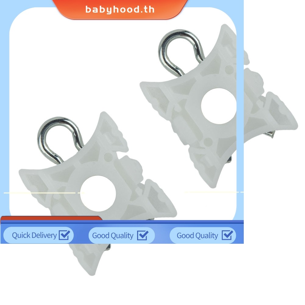 BABYHOOD⭐2PCS Regulator เลื่อน Pivot คลิปด้านหน้าคู่ชุดสําหรับสําหรับ BMW E36 316 318 320
