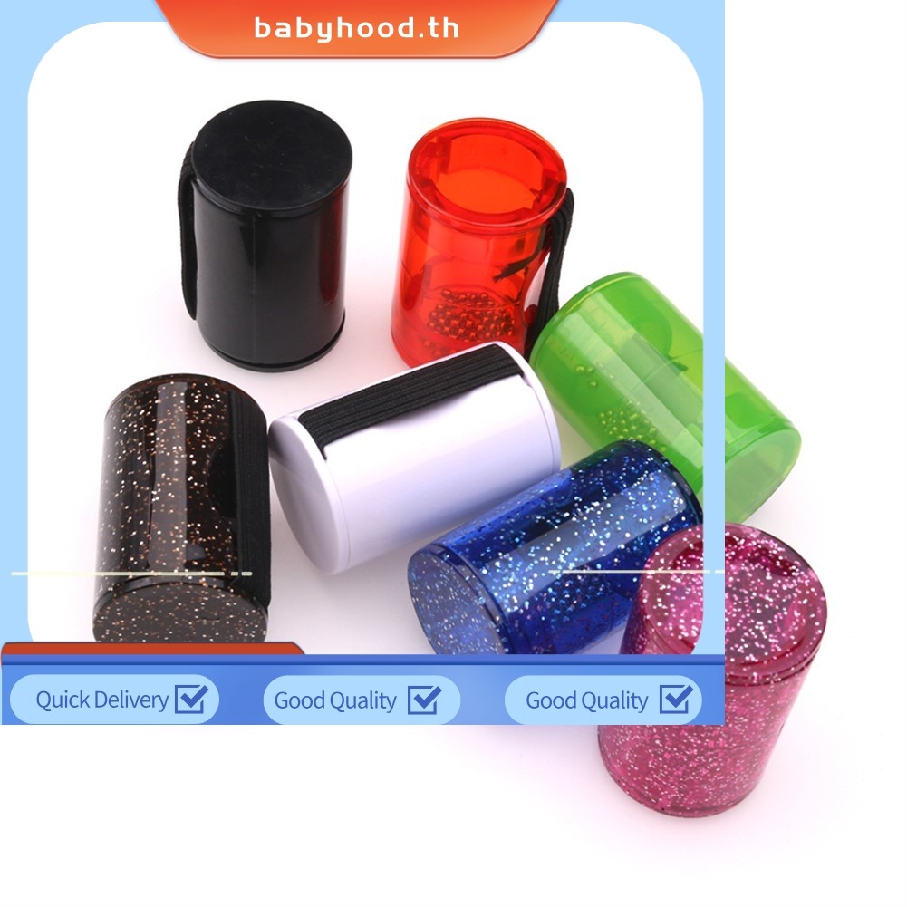 BABYHOOD⭐Plastic Rhythm Sand Shaker Music Finger Ring สําหรับ Ukulele กีตาร์อุปกรณ์เสริมเครื่องมือ