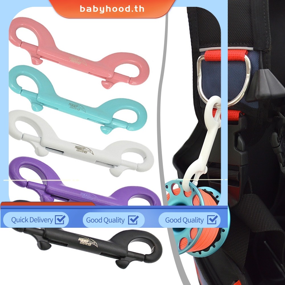 BABYHOOD⭐ดําน้ํา Double Ended Clip Hook Bolt Snap Scuba 90mm Buckle Hook Bolt Snap