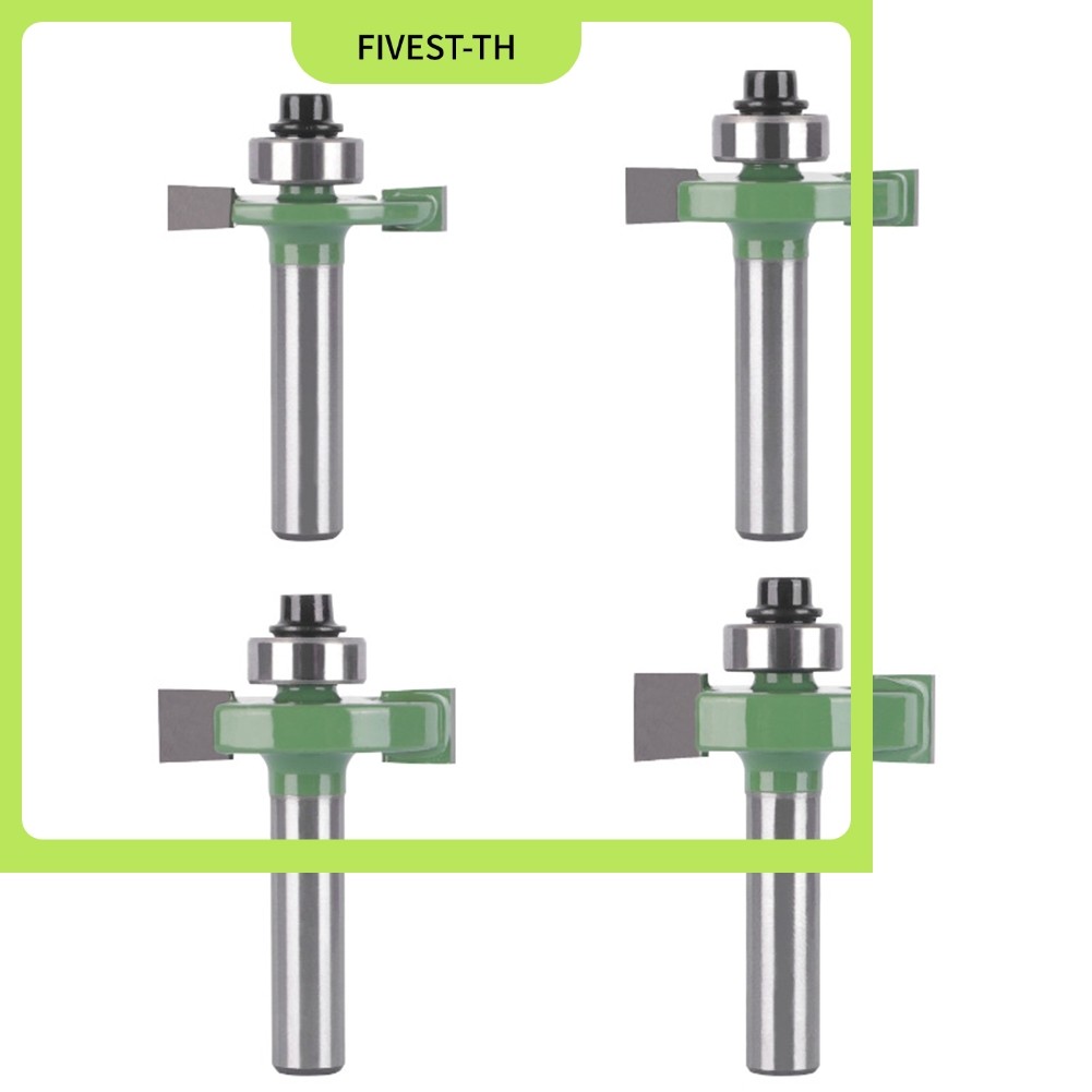 FIVEST อุปกรณ์เสริม 8 มม.Shank T-Slot Router Bit แบริ่งเครื่องตัดมิลลิ่งงานไม้เครื่องมือ