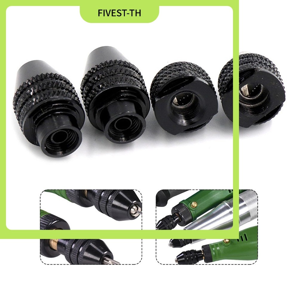 FIVEST0.3-3.4 มม.สําหรับMini Multi Chuck Keyless Quick ChangeสามJawเจาะเชยM7 M8x0.75