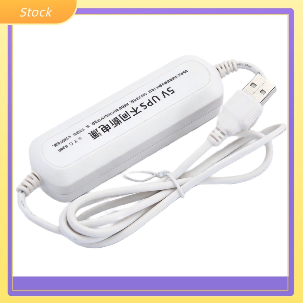 ELE-NEW5V 2A UPS เครื่องสํารองไฟสําหรับกล้องรักษาความปลอดภัยพร้อมพอร์ต Type-C