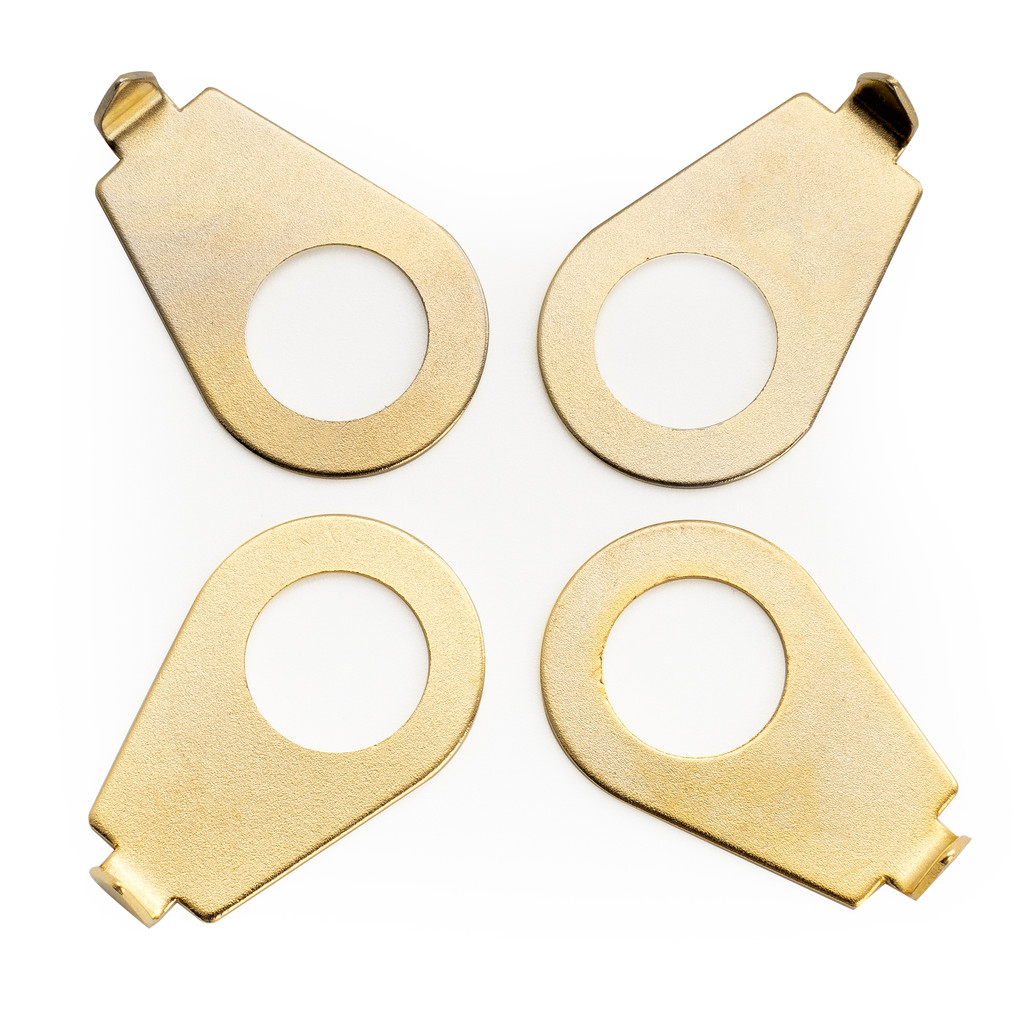 Musiclily Pro เมตริกขนาด 8.5 มม.เหล็กสไตล์วินเทจ 90 องศากีตาร์หม้อ Knob Pointers เครื่องซักผ้า LP ตํ