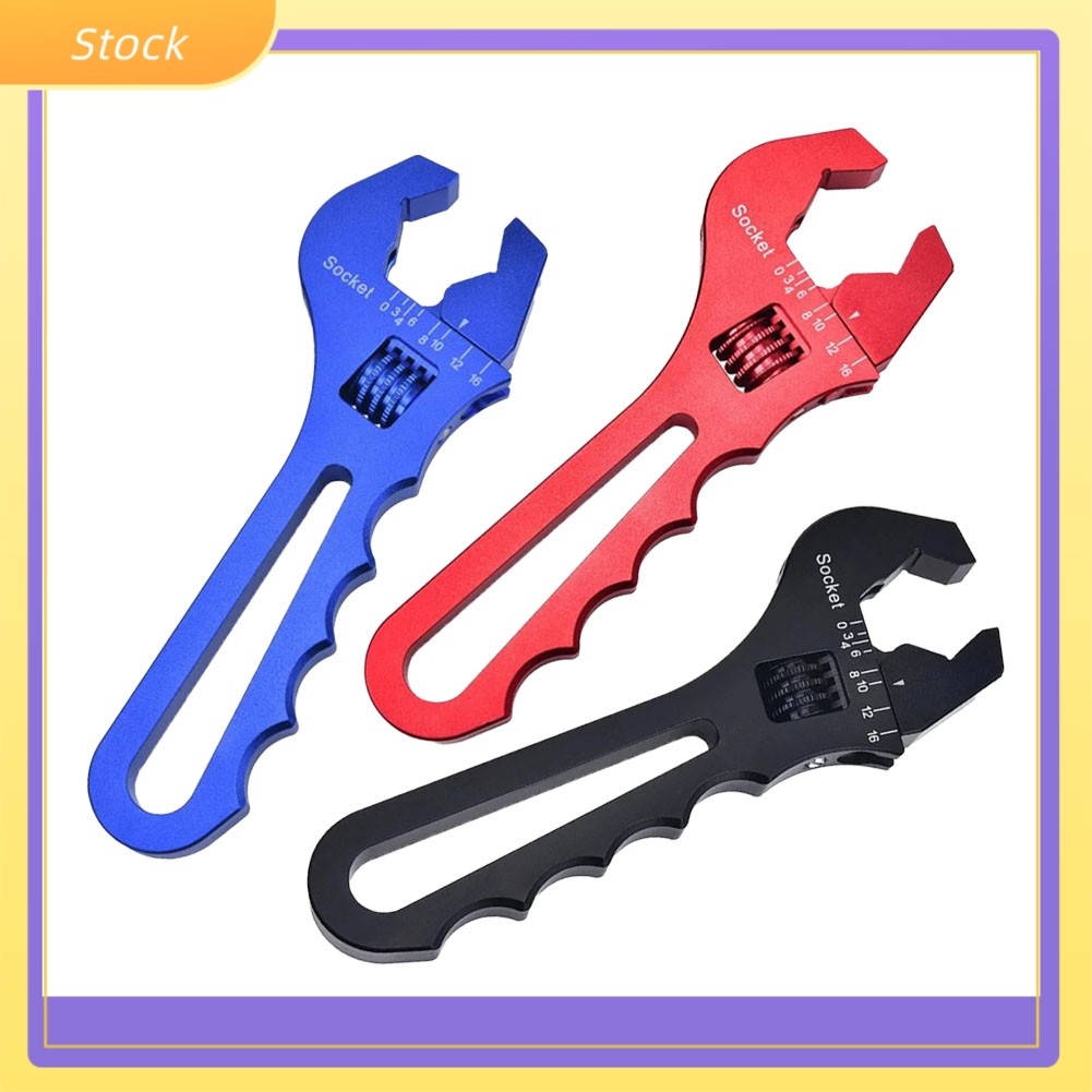ELECTAdjustable An Fitting ประแจ 3AN-16AN Spanner สําหรับอะแดปเตอร์ข้อต่อท่ออลูมิเนียม