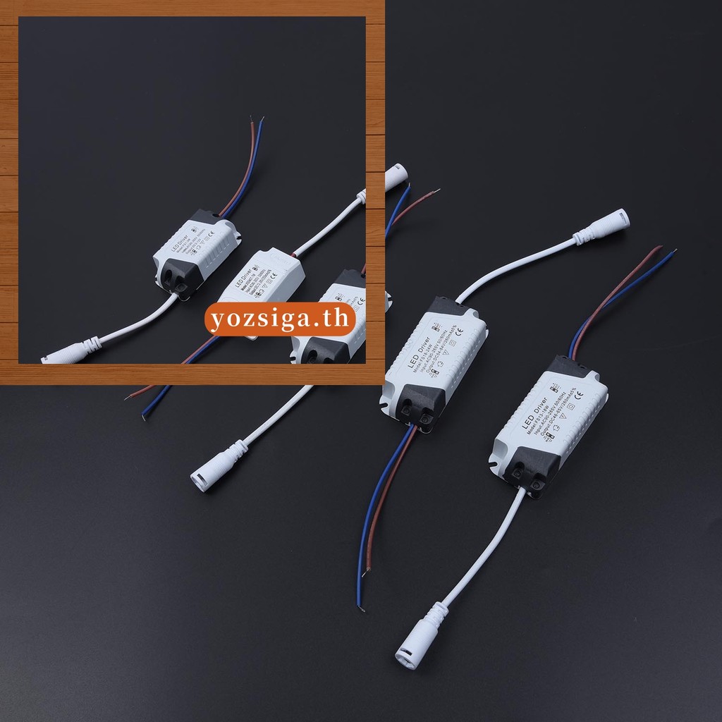 [ZISG]AC90~265V 3~24W LED Driver Power Supply Adapter Transformer สําหรับไฟ LED