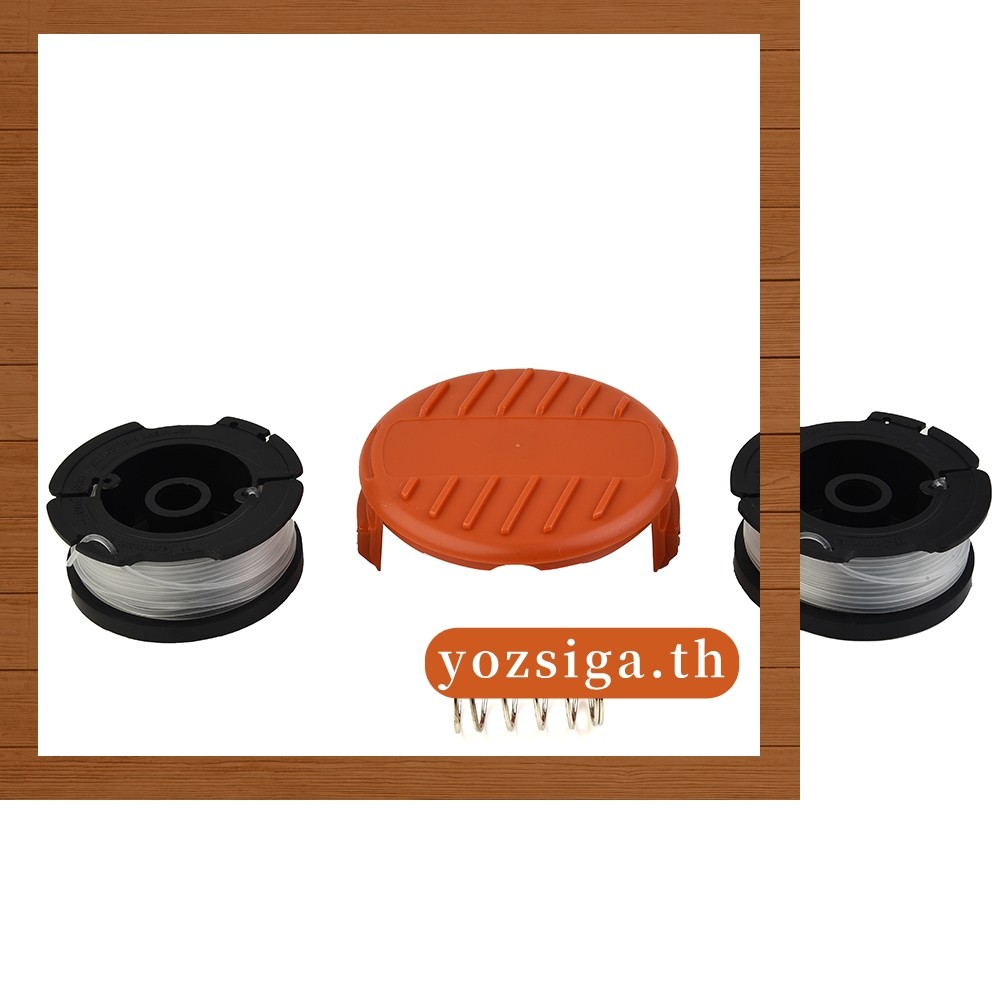 [ZISG]Strimmer Cover Cap + Spool and Line สําหรับ Black & Decker GLC3630L GLC3630L20