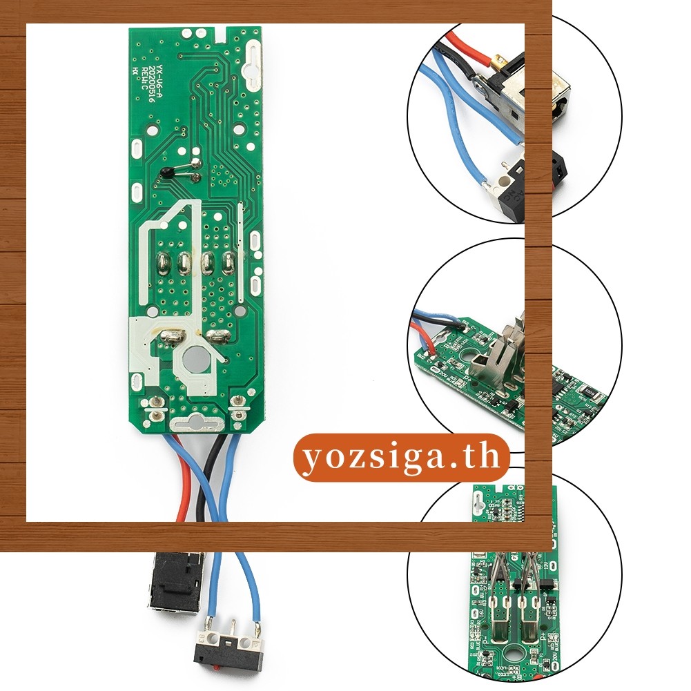 [ZISG]แผงวงจรป้องกัน PCB ชาร์จแบตเตอรี่ Li-Ion สําหรับ Dyson 21.6V V6 V7 D7G1