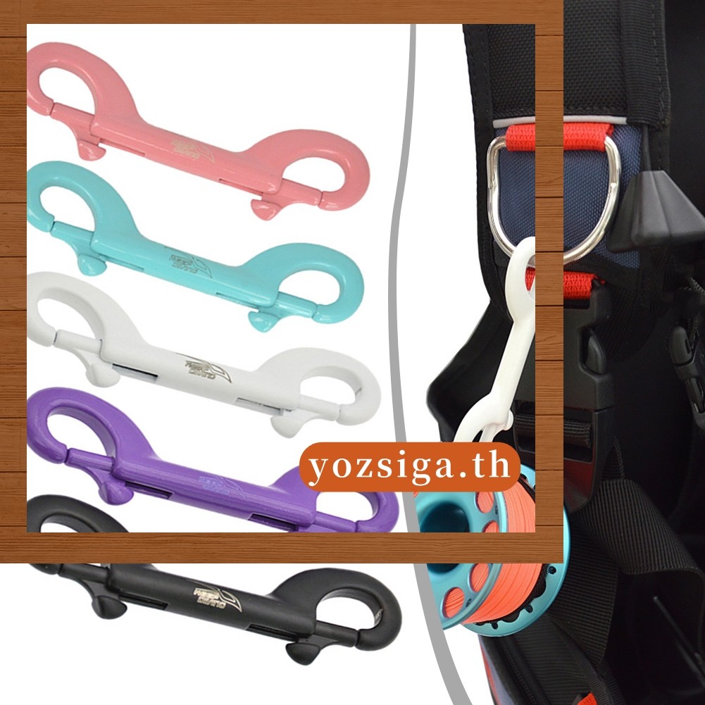 [ZISG]ดําน้ํา Double Ended Clip Hook Bolt Snap Scuba 90mm Buckle Hook Bolt Snap
