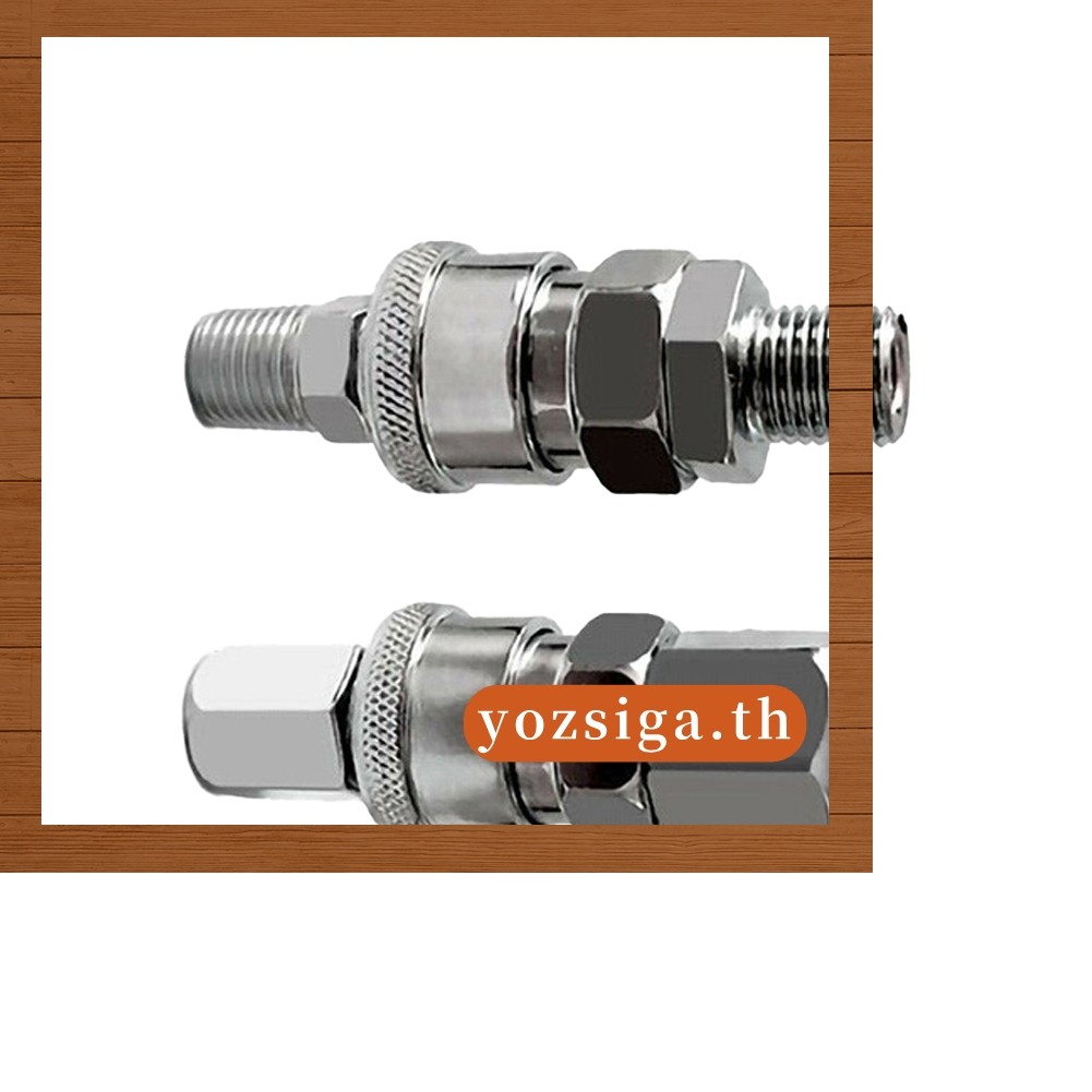 [ZISG]อุปกรณ์ท่อลมแบบปลดเร็วขั้วต่อ Coupler คอมเพรสเซอร์ 8 มม. SP20 PP20