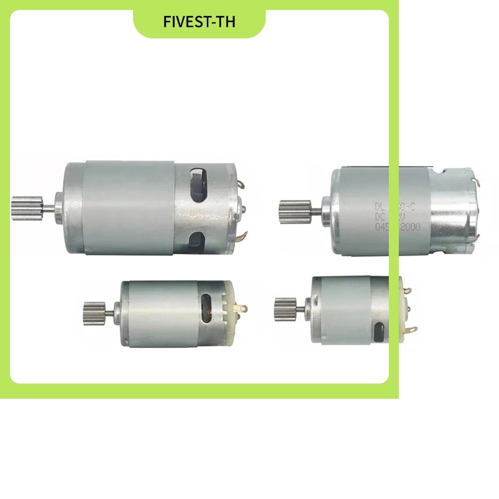 IN สต็อกMotors สําหรับรถยนต์ไฟฟ้า 550 RS390 RS380 12V 6V DL555 24V 10 12 ฟัน