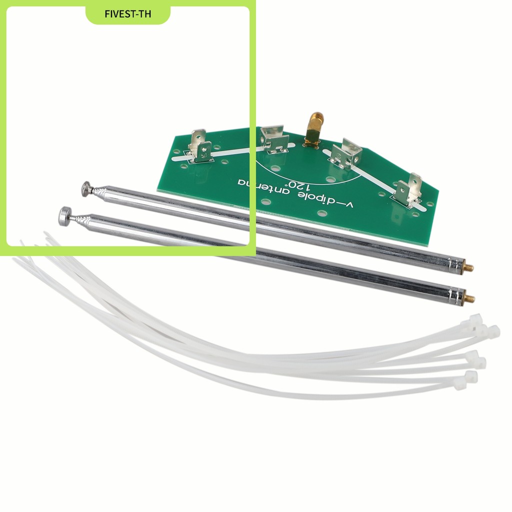ในสต็อก78M-1 GHz ความถี่รับ 137MHz Positive V เสาอากาศ Rod V-dipole DIY ชุด
