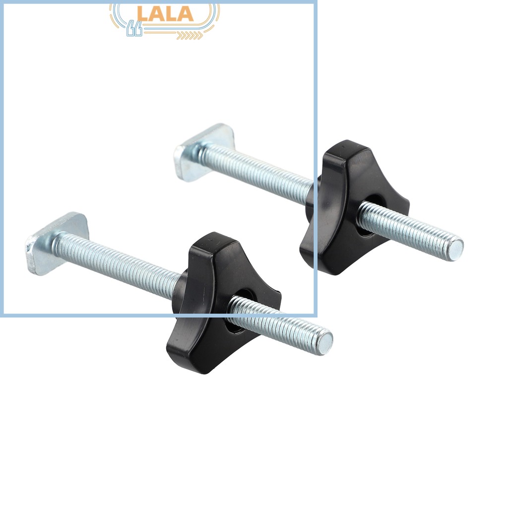 xksz 2 ชุด M8 T-Track Bolts ลูกบิด T Slot Bolts และ Knobs Clamps สําหรับงานไม้ Jigs