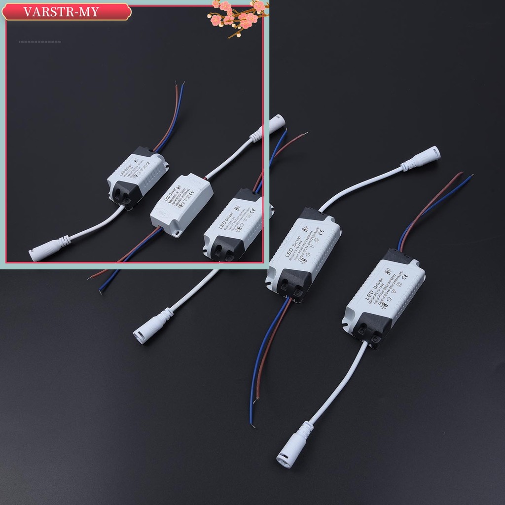 VARSTR⭐AC90~265V 3~24W LED Driver Power Supply Adapter Transformer สําหรับไฟ LED