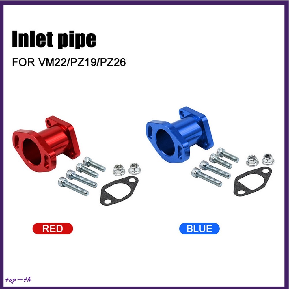 [YAT]CNC Intake Manifold อะแดปเตอร์คาร์บูเรเตอร์ขั้วต่อเครื่องยนต์สําหรับ VM22 PZ19 PZ26 Carb