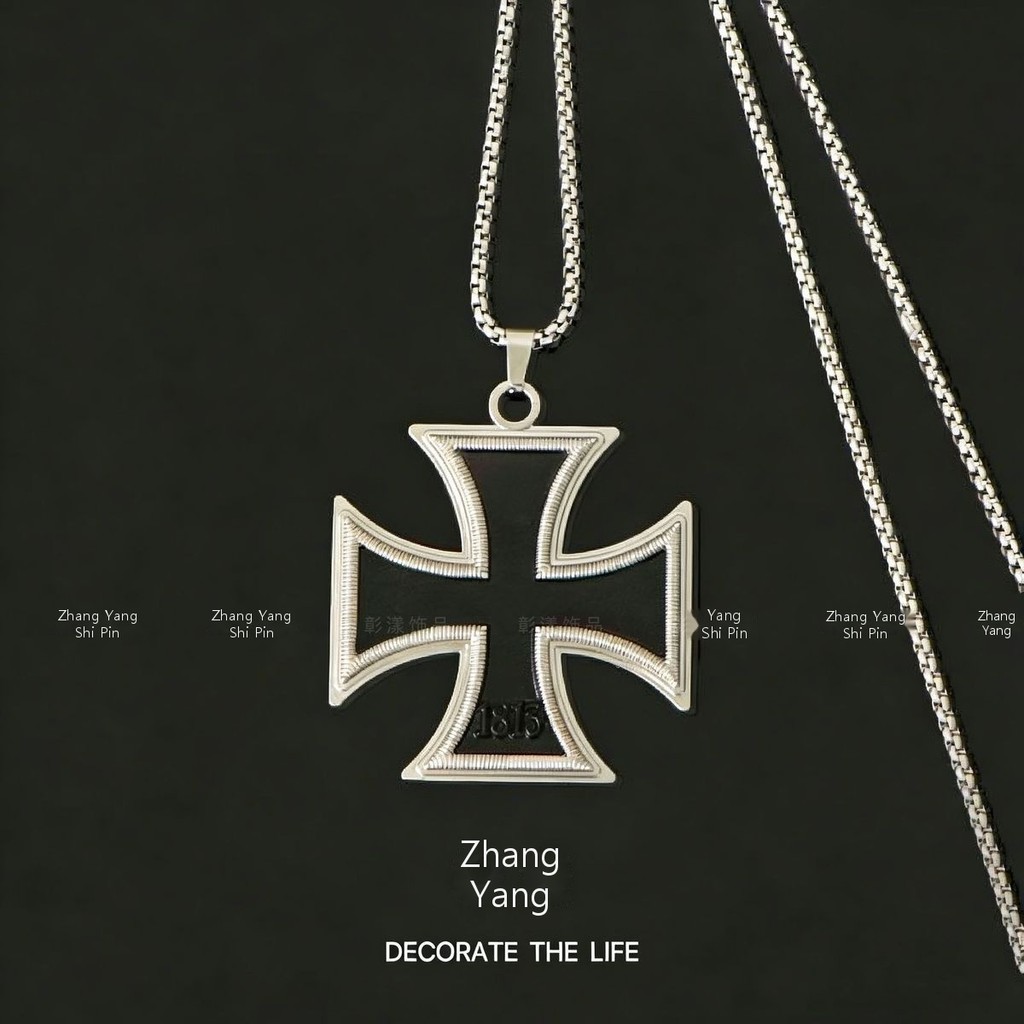Iron Cross Badge Prussia World War II สร้อยคอ Knight เหรียญที่ระลึกเยอรมันกองทัพทองเงิน Oak Leaf จี้ Pin