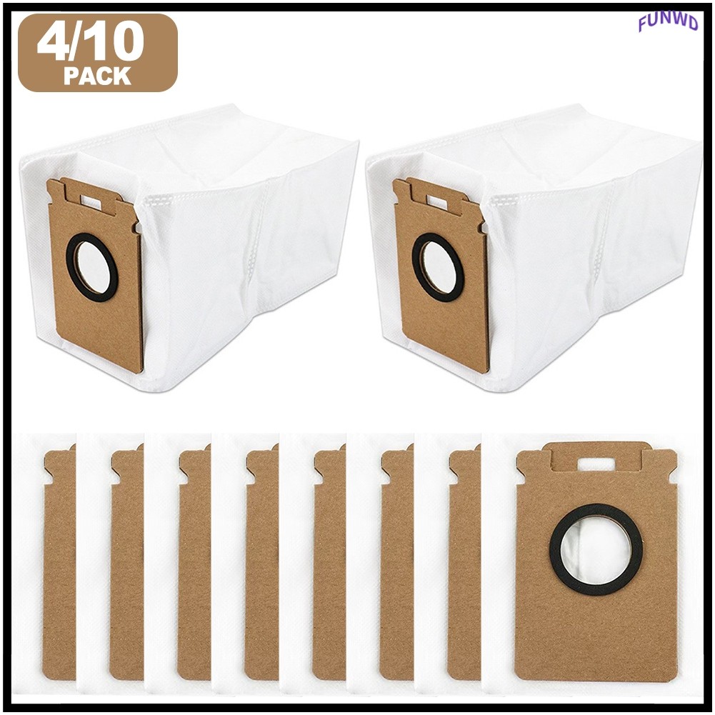 [FUNWD]Sweeping Robot Bags สําหรับ Roborock H50 Ultra H60 Hub Pro, Sweeper Accessories