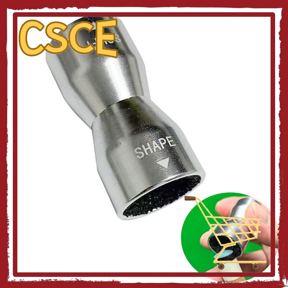 [CSCE]Billiard Cue Tip Scuffer Shaper 3 in 1 Snooker Pool Tip Cue Tapper Cue Care Tool