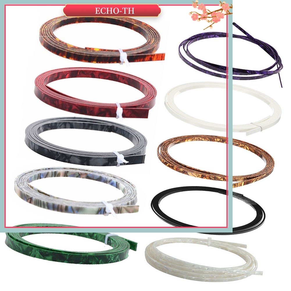 ECHO⭐Guitar Binding Purfling Strip Edge Trim Inlay คอ Luthier เครื่องมือสําหรับ 1600*6 มม.
