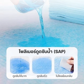 แผ่นรองฉี่สุนัข ซึมซับไดีดี ต่อต้านแบคทีเรีย แผ่นรองฉี่ ผ้ารองฉี่สุนัข แผ่นรองฉี่แมว แผ่นรองซับ ทรายแมว
