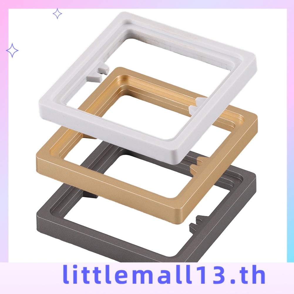 [LLMA]2pcs Square Spacer 10MM ซ็อกเก็ตเดี่ยว Spacer 1 Gang แผ่นกรอบสกรู 4 *