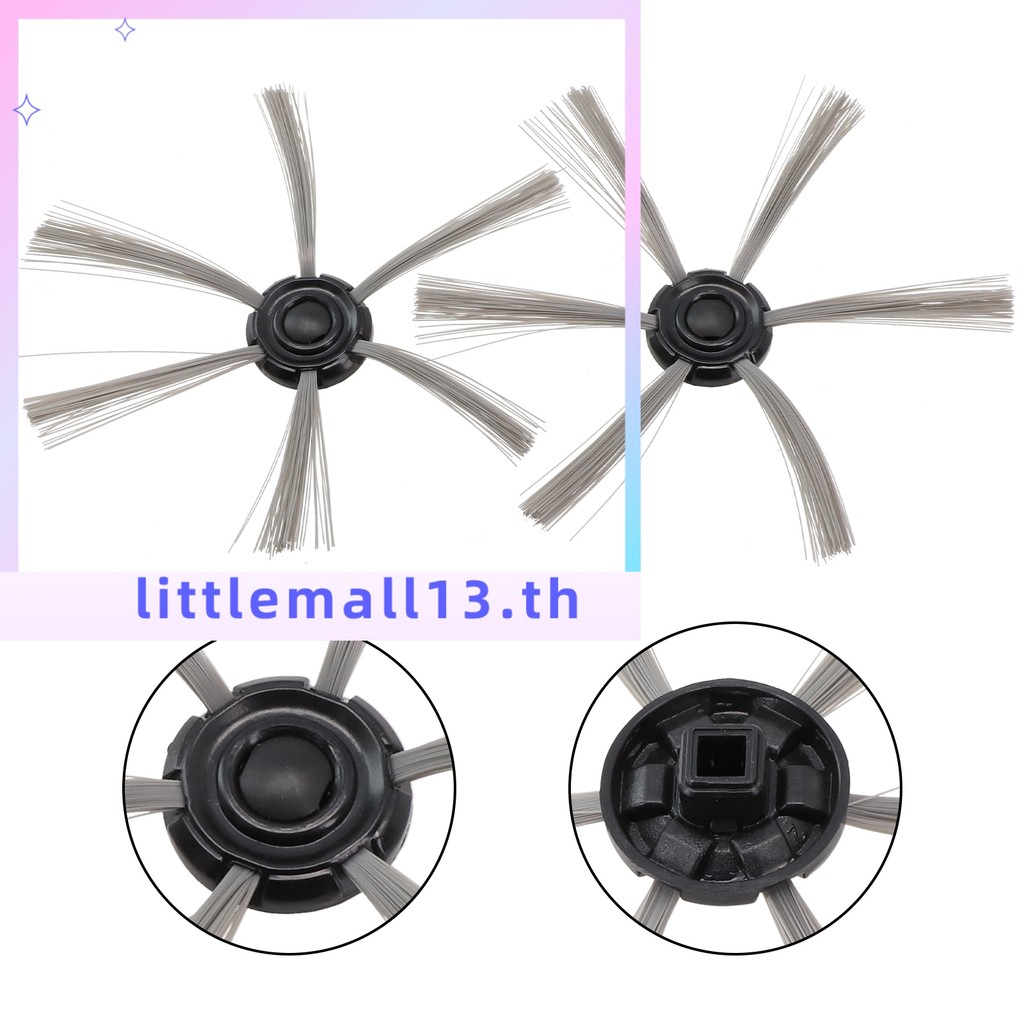 [LLMA]แปรงด้านข้าง 2 ชิ้นสําหรับอุปกรณ์เสริมทดแทนเครื่องดูดฝุ่น Isweep S320