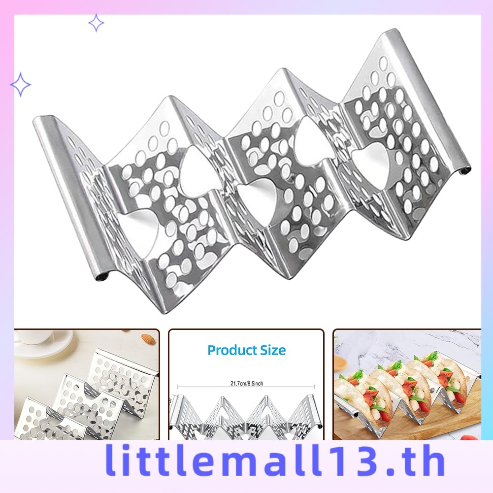 [LLMA]Taco Stand ที่วาง Taco สแตนเลสแต่ละสามารถถือขาตั้ง Taco ได้ 3 อันสําหรับปาร์ตี้