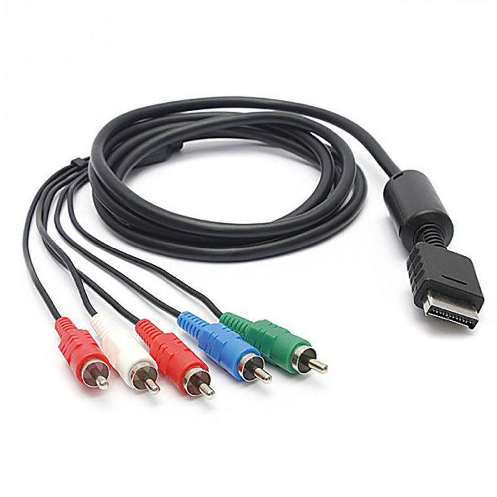 สาย RCA AV ส่วนประกอบ HD สําหรับ PS2 PS3 Slim 5.9Ft