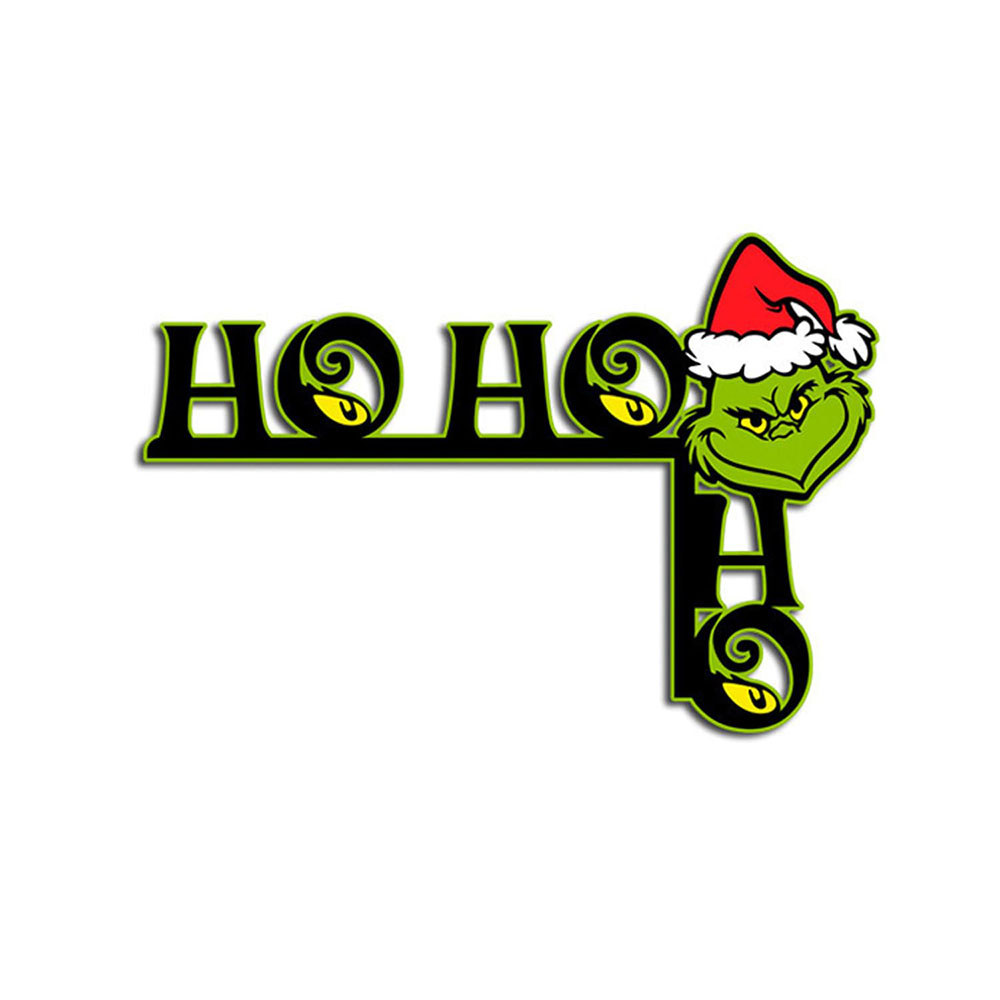 ตกแต่งมุมประตูคริสต์มาส Grinch