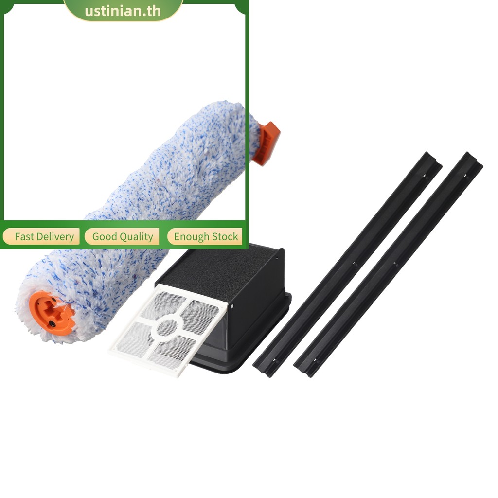 ⭐ยูเทีย⭐Filter Mop ผ้ายาง scraper Kit สําหรับ ILIFE สําหรับ W90 เครื่องดูดฝุ่นไร้สาย